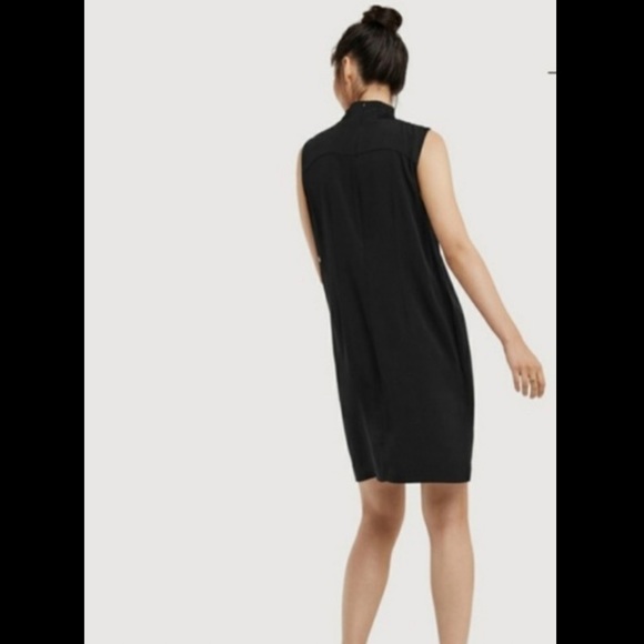 NWT Kit + Ace Black Silk Sleeveless Dress - Picture 2 of 4
